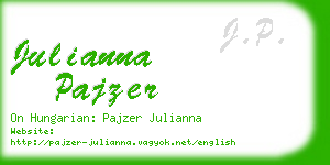 julianna pajzer business card